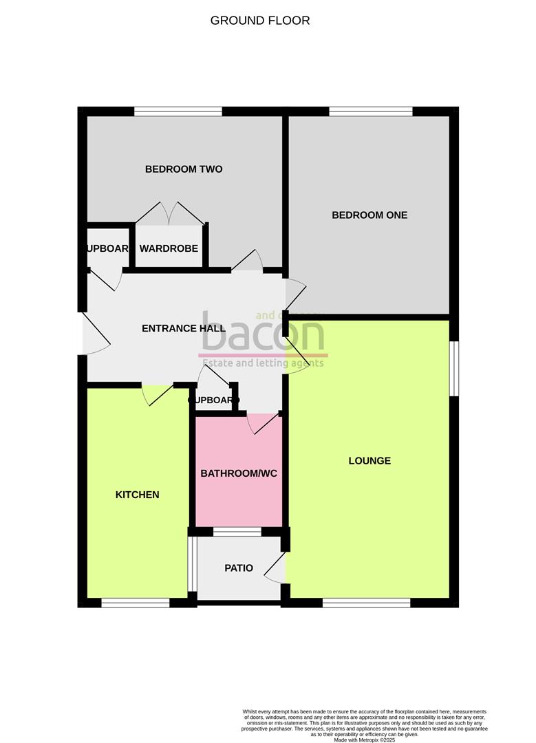 Floor Plan | Flat - Purpose Built | Brooklyn Avenue, Worthing | Sold - Subject to Contract